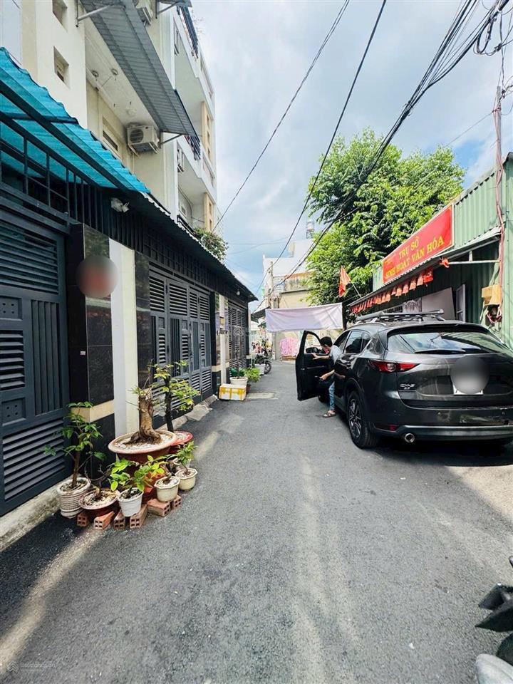 Hẻm ô tô  117m2  nơ trang long  bình thạnh  3 tầng  nhỉnh 9tỷ  xe tải vào nhà