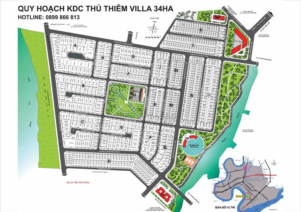 Bán lô biệt thự song lập dãy g khu dân cư thủ thiêm villa