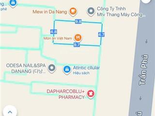 Cho thuê nhà mặt tiền trần phú  khu chợ hàn  trung tâm du lịch đà nẵng