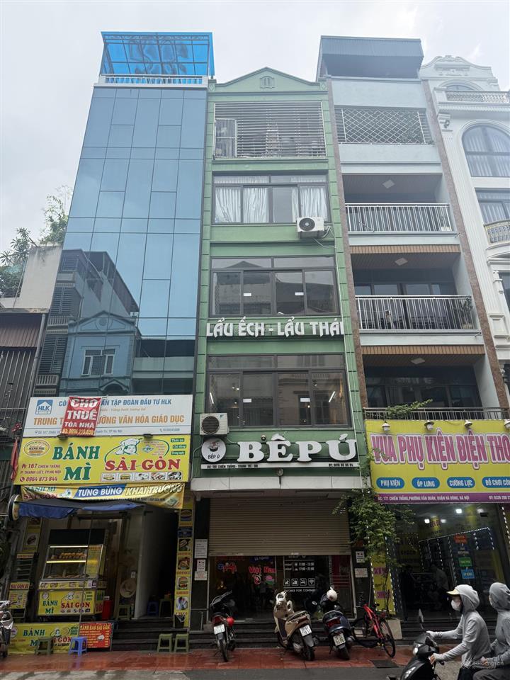 Bán nhà mặt phố chiến thắng hà đông 6t thang máy vỉ hè kinh doanh sầm uất dt 70m*6t*4,2mt31,5 tỷ.