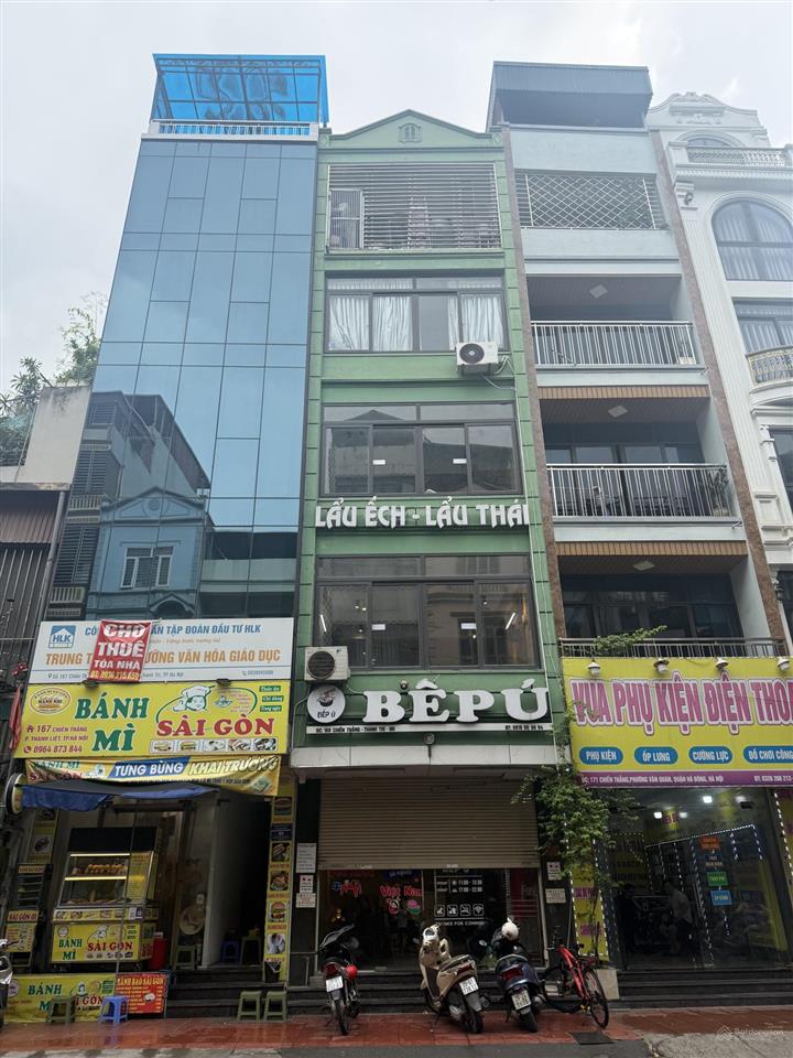 Bán nhà mặt phố chiến thắng hà đông 6t thang máy vỉ hè kinh doanh sầm uất dt 70m*6t*4,2mt31,5 tỷ.