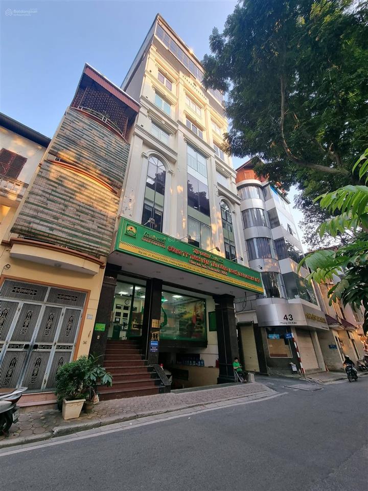 Hiếm có khó tìm mặt phố vip phùng chí kiên cầu giấy lô góc kinh doanh dt 110m*9t*9,6mt 57 tỷ có tl