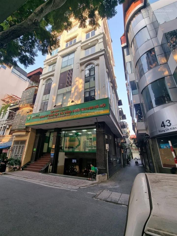Hiếm có khó tìm mặt phố vip phùng chí kiên cầu giấy lô góc kinh doanh dt 110m*9t*9,6mt 57 tỷ có tl