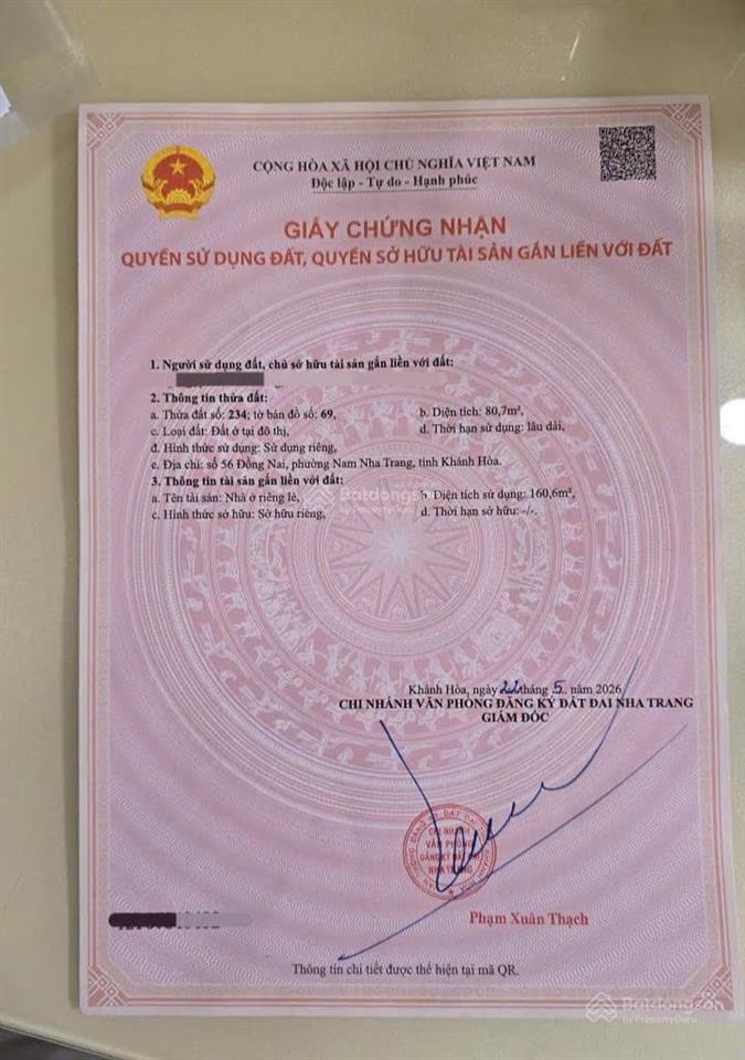 Siêu phẩm nhà đẹp 3 tầng mặt tiền số 56 đường đồng nai  tp nha trang  giá 11,9 tỷ