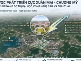 Giá siêu rẻ cho lô đất 355m2, mt 10m, giá 1.76 tỷ nằm ở xuân mai cách quốc lộ 21 400m