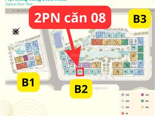 2pn tháp b2 căn 08  glada heights  view biệt thự hướng đông nam giá 5.9 tỷ