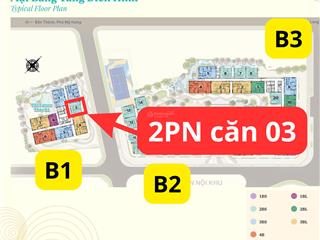 Bán 2pn b1 căn 03 gladia heights  tầng 6 giá 6.2 tỷ