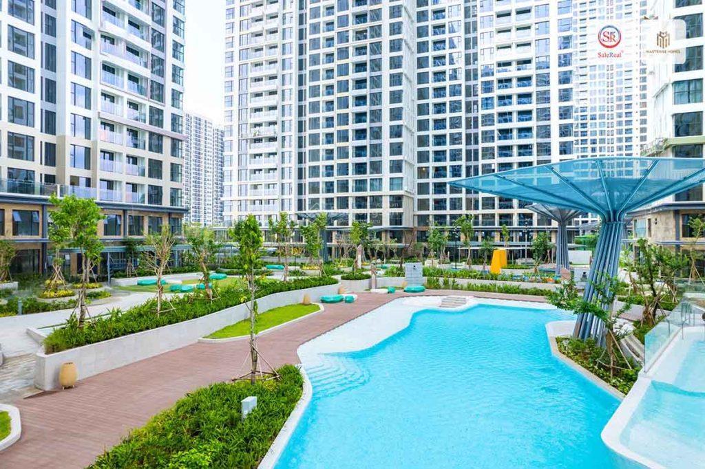 Bán 1pn lumiere giá 3.09 tỷ view hồ bơi  hướng đông nam (có sổ)