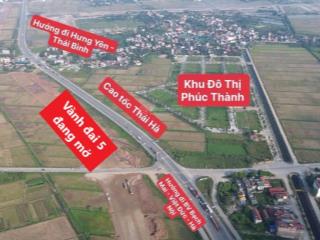 Khu đô thị phúc thành  lý nhân, sổ hồng, nhìn vành đai 5 cao tốc thái hà, ngay tt thị trấn