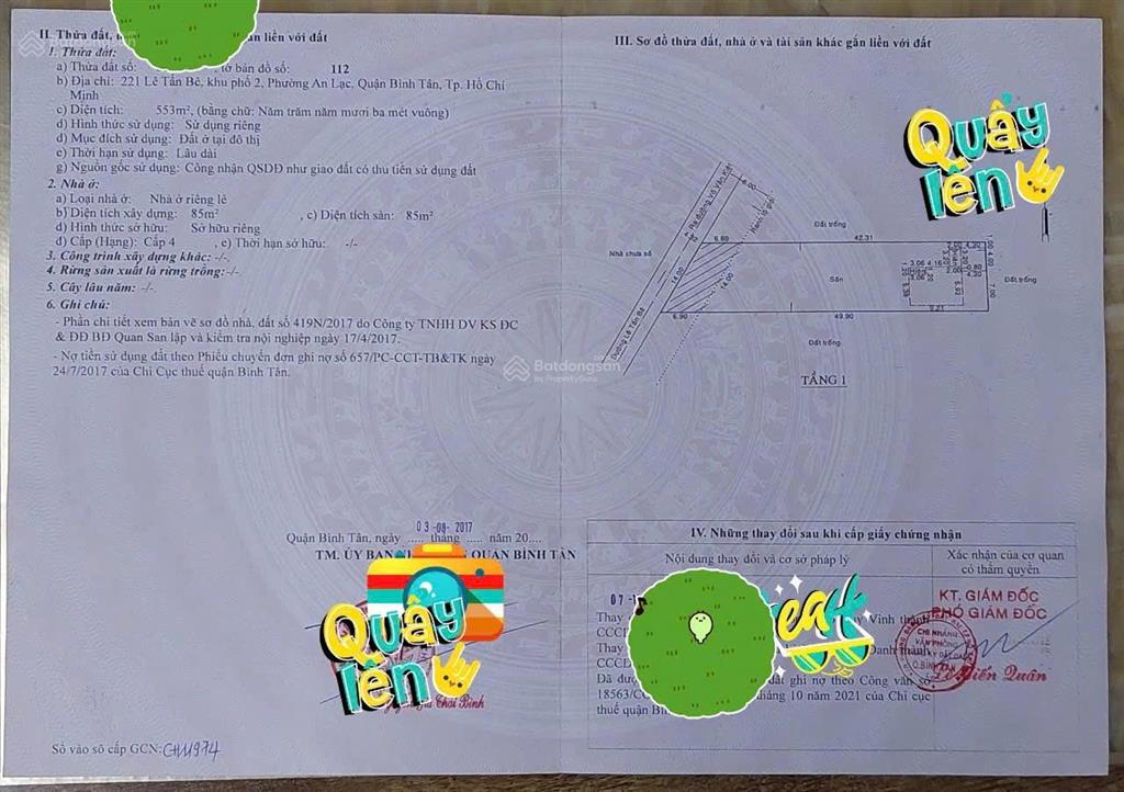 Mt kinh doanh lê tấn bê an lạc bình tân 25 x 80. tổng 1900m2 thổ cư 500 giá 140 tỷ nhé