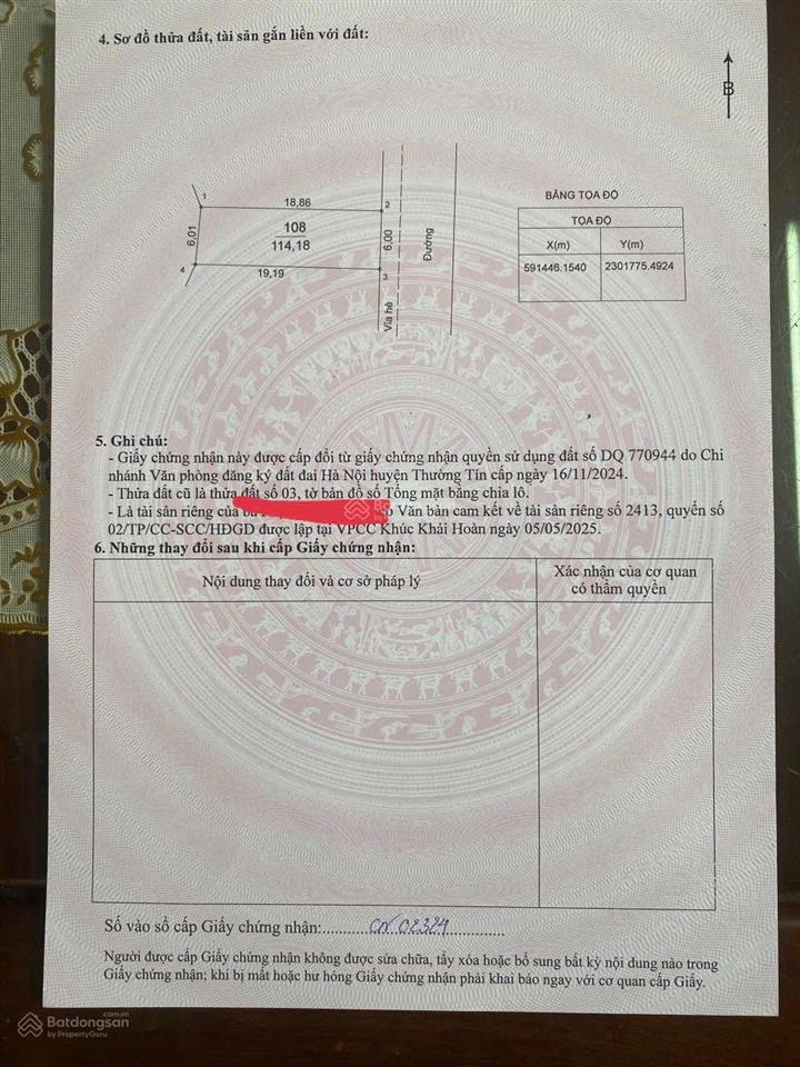 Chính chủ cần bán siêu phẩm trục chính kinh doanh, trung tâm thường tín ngay cạnh khu b vin olympic