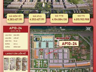 Ap1024 | quỹ căn đẹp hiếm còn sót lại tại nam ngạn heragon city