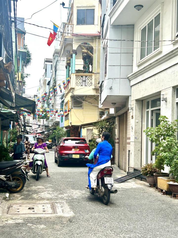 Bán nhà đẹp 4 tầng, ngang 4m, cách 10m ra mặt tiền đường số 6, ra khánh hội, tôn thất thuyết