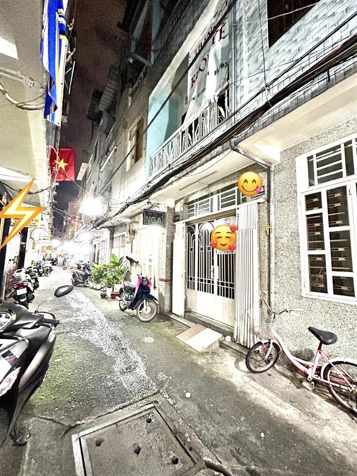 Bán nhà gần ngay khu 20 thước xe hơi chạy đ.đoàn văn bơ ngang lớn 5.7m 100m ra hoàng diệu