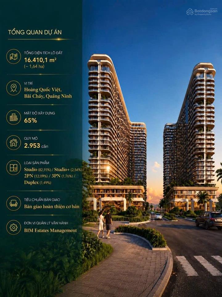 Full giá 1,65 tỷ sở hữu ngay căn hộ biển 5* hạ long, sổ hồng sở hữu lâu dài