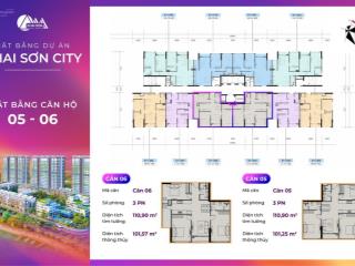 Bán căn 101m2 tầng cao view thoáng toà k2 chung cư khai sơn city