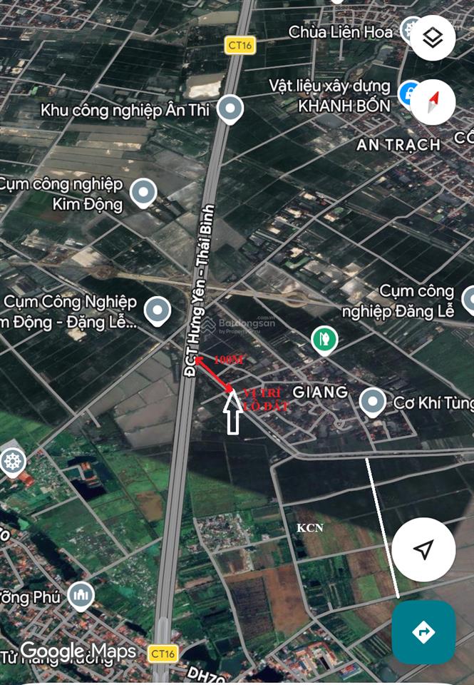Bán đất thổ cư nằm trong lõi kcn