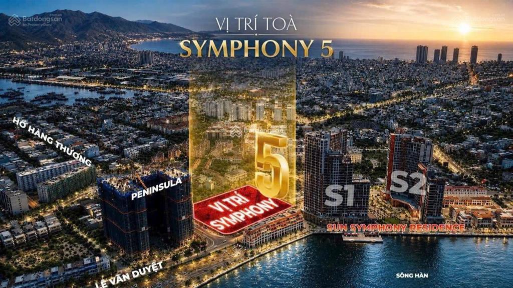 Sở hữu ngay căn studio view triệu đô chỉ với 1,7 tỷ  symphony 5  đà nẵng  miễn lãi 0% 30 tháng