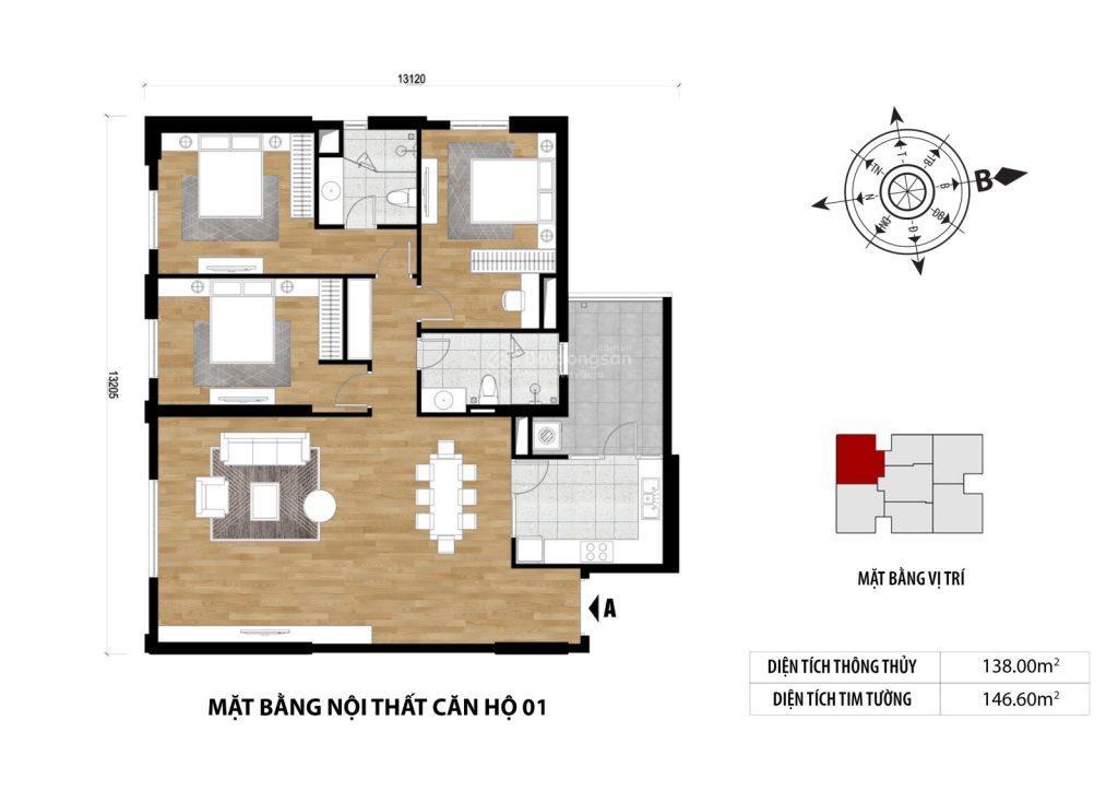 Bán căn hộ chung cư cao cấp cầu giấy 138m  nhận nhà ở luôn  bàn giao cao cấp