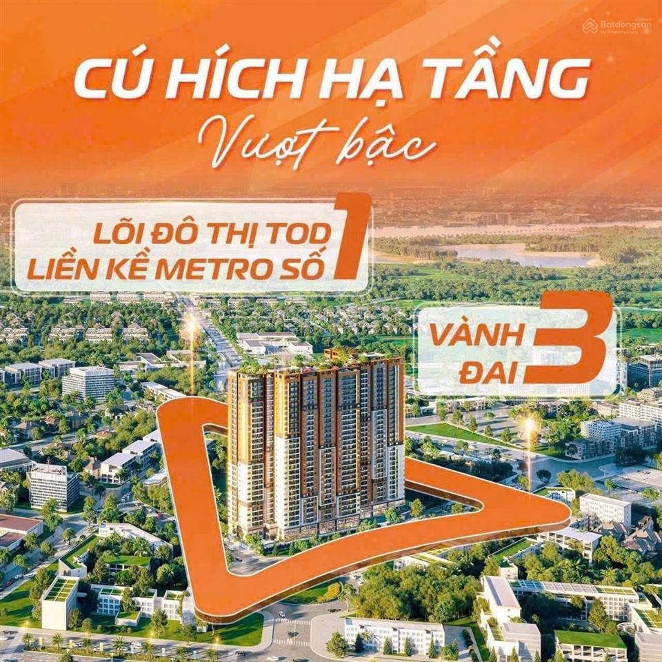 Chỉ 520 triệu sở hữu căn 2pn, 2wc. thanh toán 6,8 triệu/tháng, tặng gói smarthome