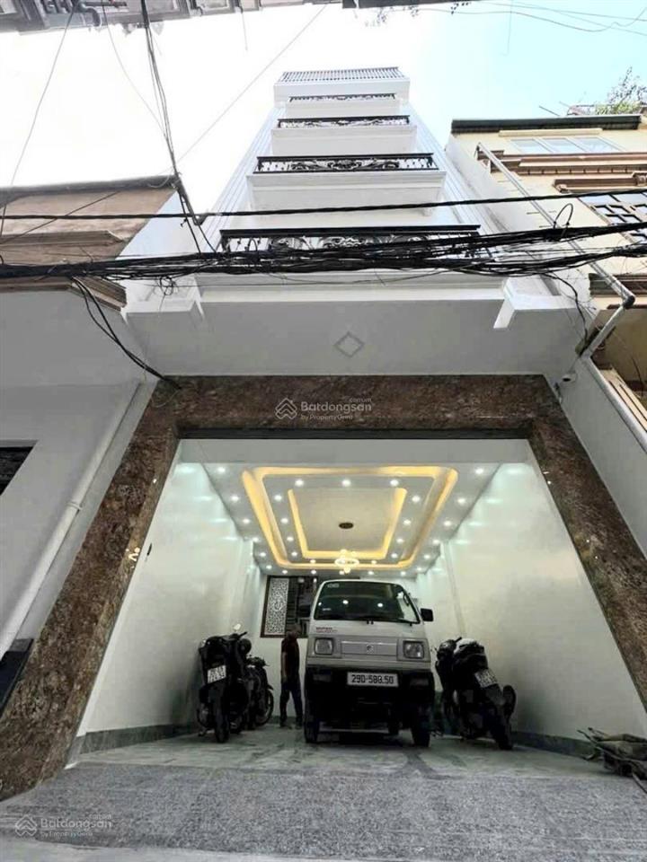Nhà mới thang máy oto đỗ cửa 30m ra phố 6 tầng thang máy yên hoà  trần duy hưng