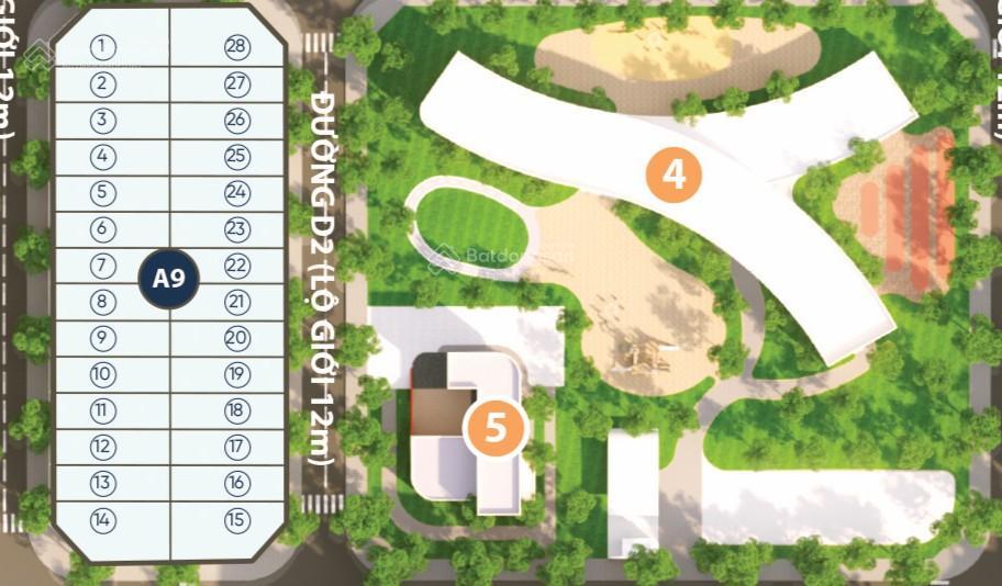 Đất nền đã có sổ, hướng đông nam cực mát  bước chân ra cổng trường & trạm y tế.