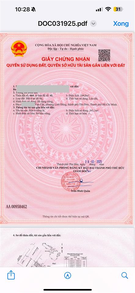Bán nhà mặt tiền kha vạn cân, 194 m2, diện tích sàn 341m. giá 28ty5 tl