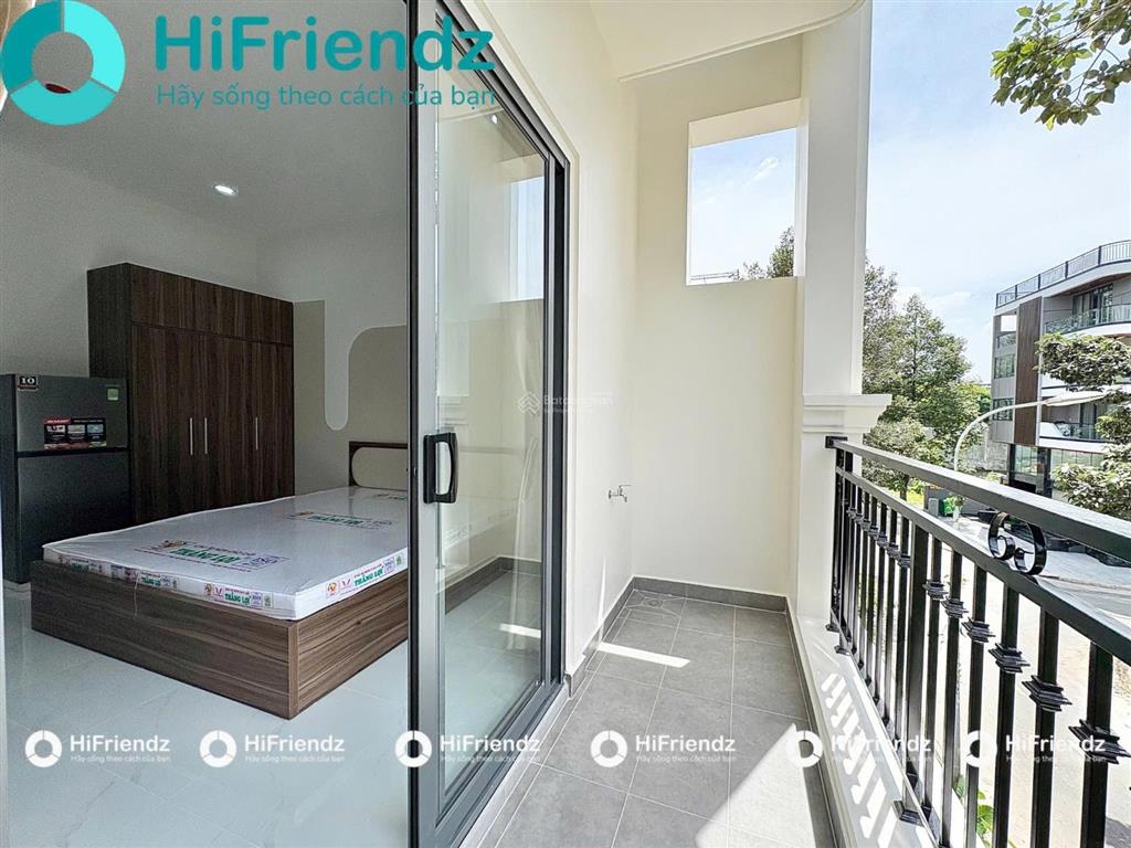 Studio  1 phòng ngủ mới xây  đầy đủ tiện ích  thuận tiện qua trung tâm