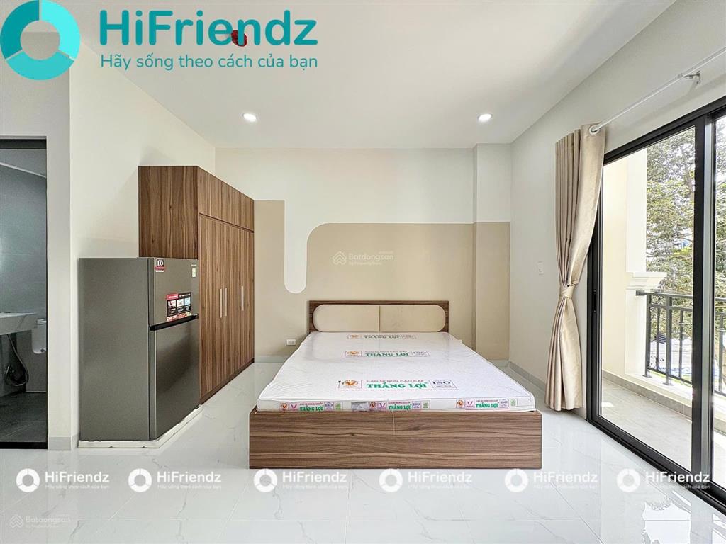 Studio  1 phòng ngủ mới xây  đầy đủ tiện ích  thuận tiện qua trung tâm