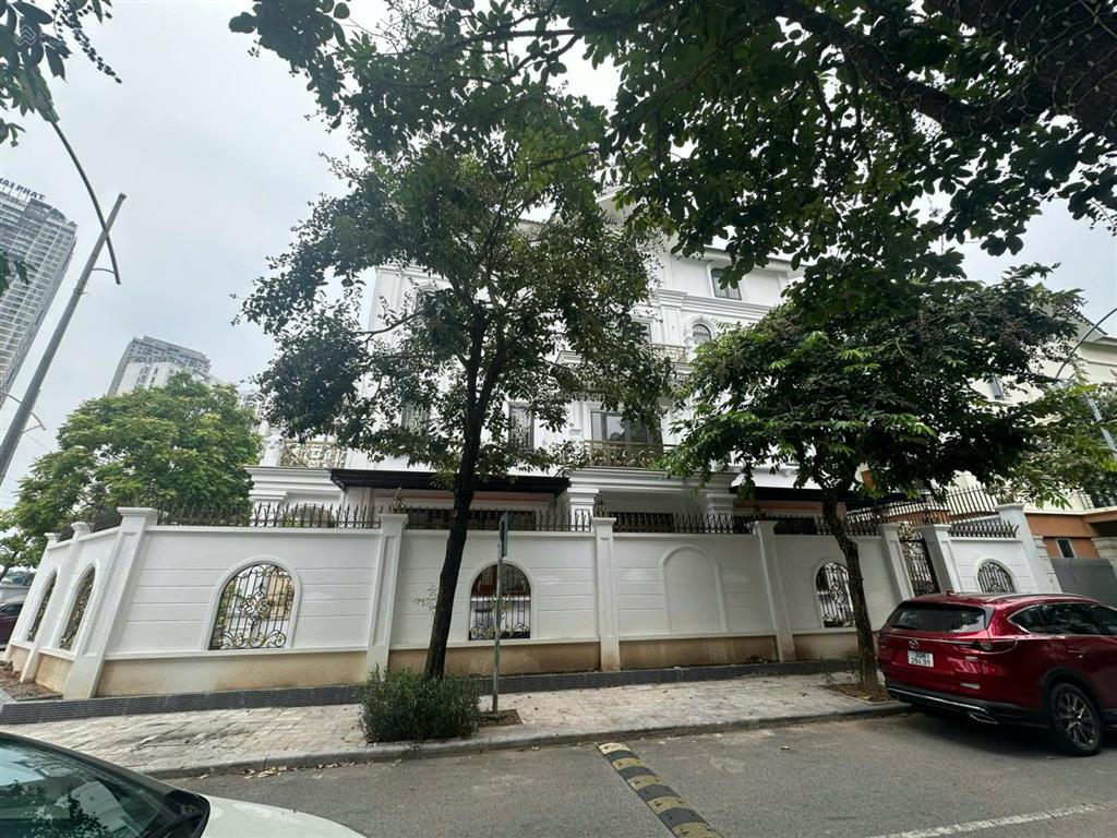 Cho thuê biệt thự tại kđt dương nội căn góc 300m², 4 tầng có hầm đỗ nhiều ô tô