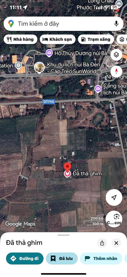 Chính chủ cần bán gấp đất ngay chân núi bà đen