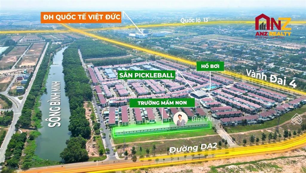 Bán ngợp căn tứ lập 80m2 full thổ cư kđt oasis city, sổ sẵn, hỗ trợ vay, giá 1,55 tỷ