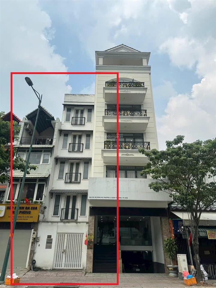 Bán nhà 4 lầu mt hồng hà  sát sân bay  vỉa hè rộng  giá cực tốt 14,5 tỷ