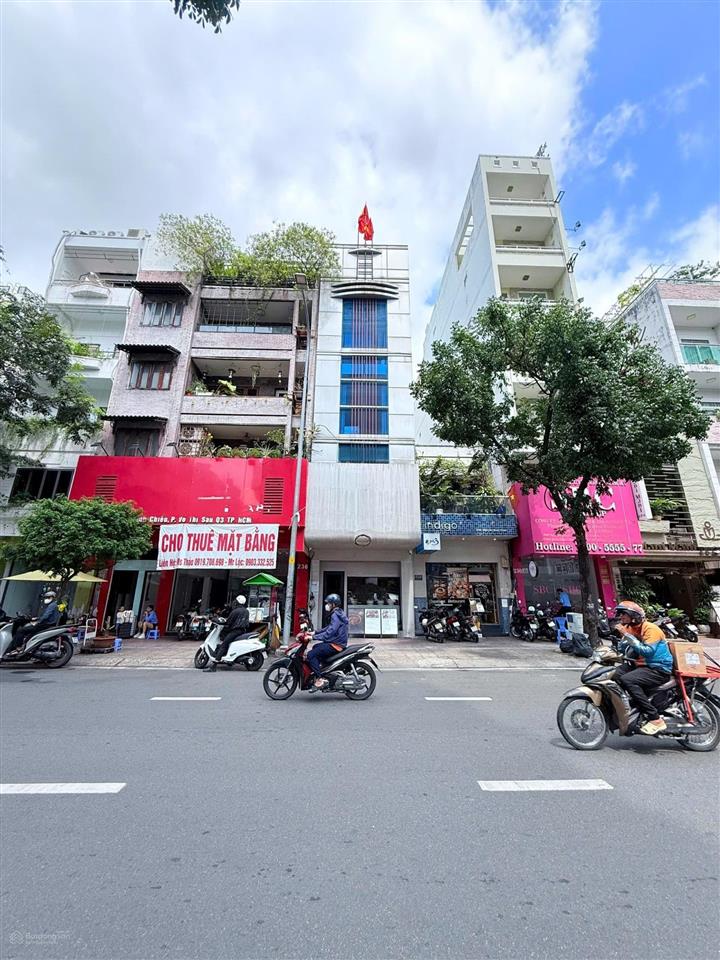 Bán nhà mặt tiền nguyễn đình chiểu q3 (đoạn 2 chiều)  5 tầng có hđ thuê 75tr/tháng  giá 35.5 tỷ