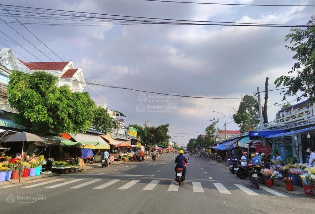Bán lô đất đẹp góc 2 mặt tiền đường nhựa, khu dân cư đông đúc, dt 6x17m, 1 tỷ 250 triệu