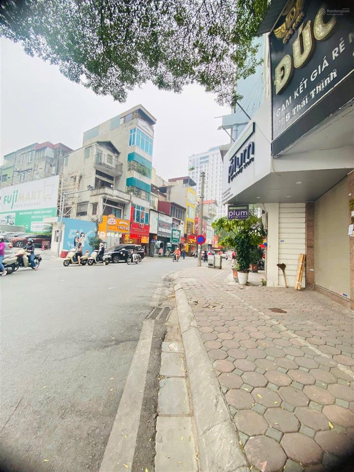 Mặt phố thái thịnh 33 tỷ  6 tầng  65m2  ngay ngã ba thái thịnh tây sơn, trung tâm đống đa