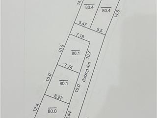Bán gấp 5 lô đất thôn trại hạ, xã hoàng diệu, giáp tt kim bài, đường 5m  0858 225 ***
