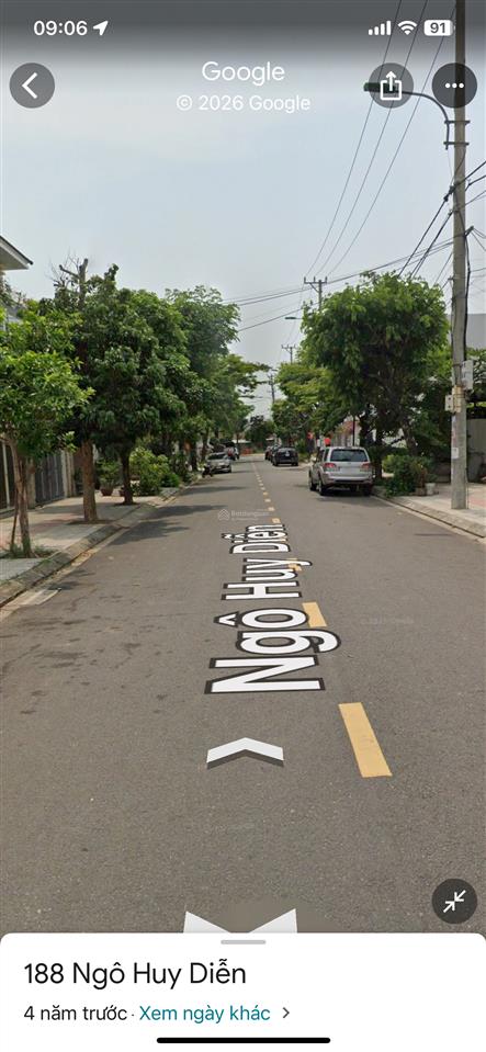 Bán gấp đất đẹp tại ngô huy diễn, cẩm lệ, đà nẵng, 15,3 tỷ, 225m2