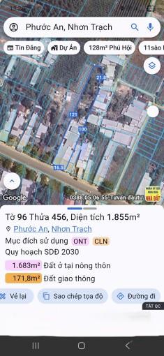 Ban nhà mặt tiền hùng vương phước an gan chợ xã