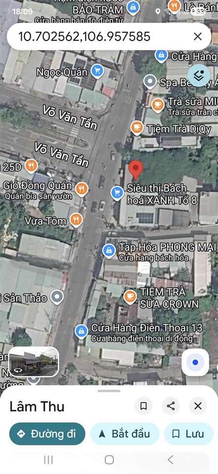 Bán đất long thọ mặt tiền hùng vương gần chợ bắc hóa xanh