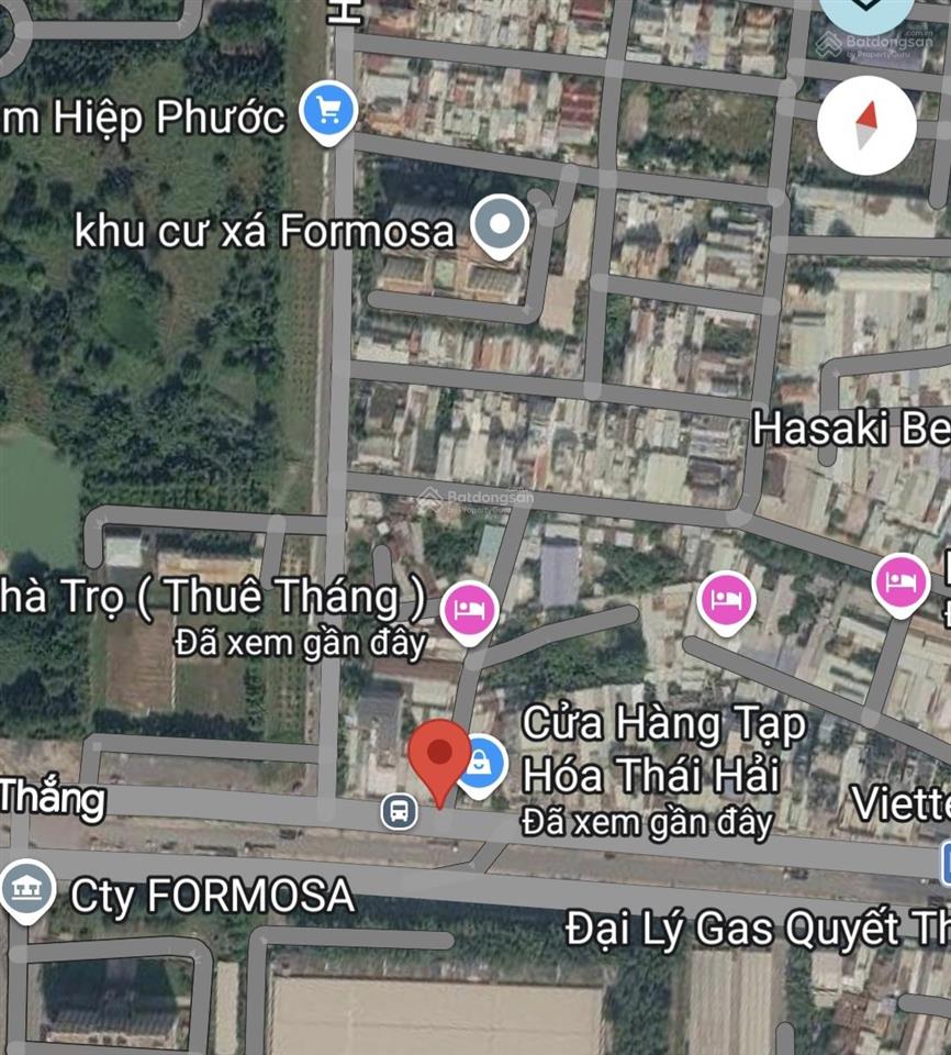 Bán hiệp phước mặt tiền tôn đức thắng đường 25c gần chợ đêm hiệp phước