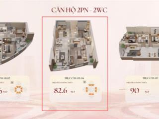 Chính chủ cần bán căn hộ 2pn 82,6m2 tại the queen 360 giải phóng