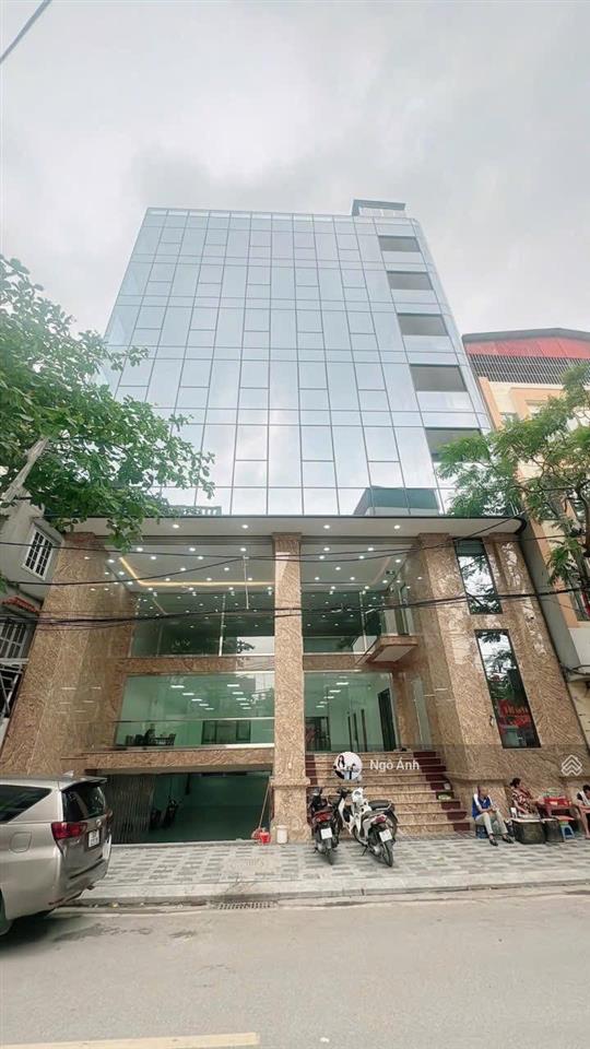 255tỷ toà văn phòng mặt phố phú gia tây hồ, 350m2 x 9t x mt 15m thông sàn 2 thang máy nhập