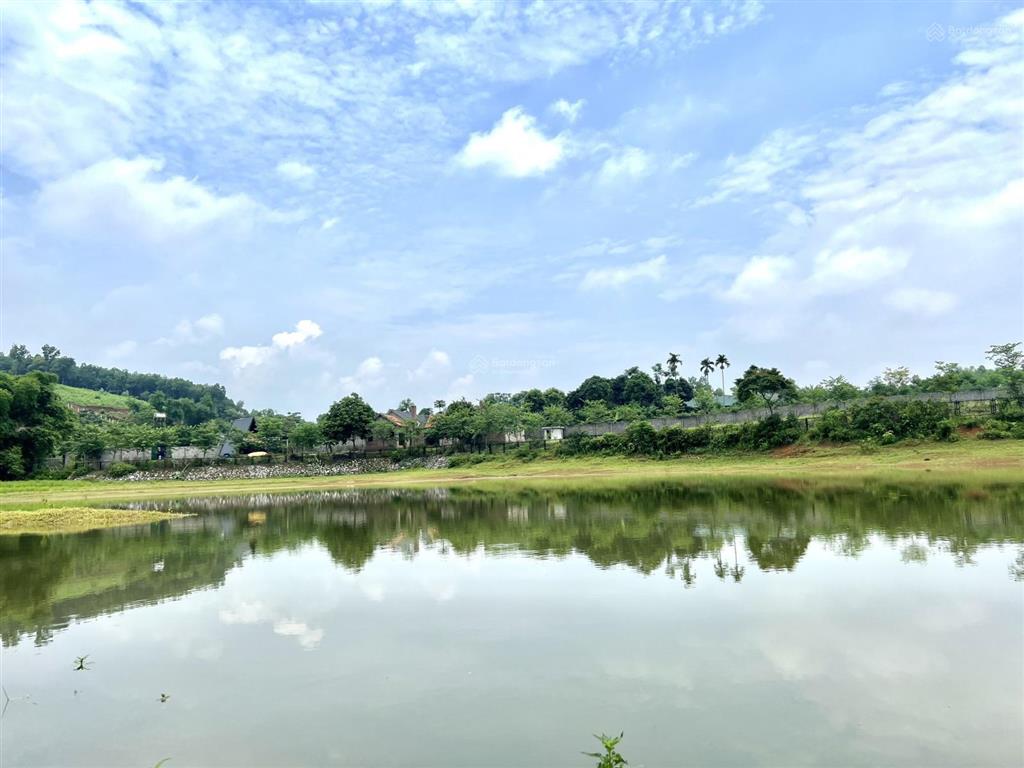 Đất hòa lạc, trục chính kinh doanh, view hồ đồng âm