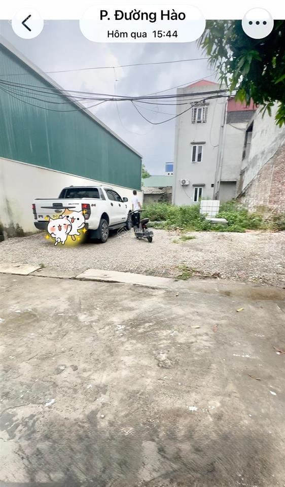 3 tỷ lô đất dt 80m, mỹ hào, ô tô tránh, kinh doanh, gần chợ, trường học, kcn thăng long 2
