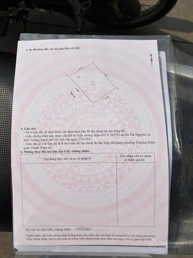 Nguyễn trãi  cự lộc  quan nhân bán đất tặng nhà 2 tầng cũ | ngõ thông | gần sân chơi