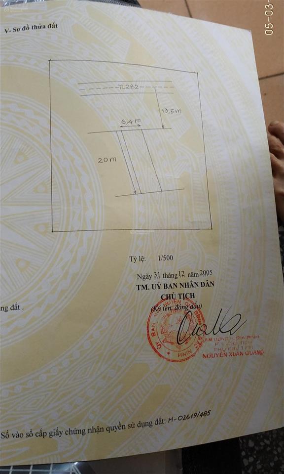 Cc cần bán lô thổ cư mặt ql17 đoạn xuân lai, gia bình, bắc ninh