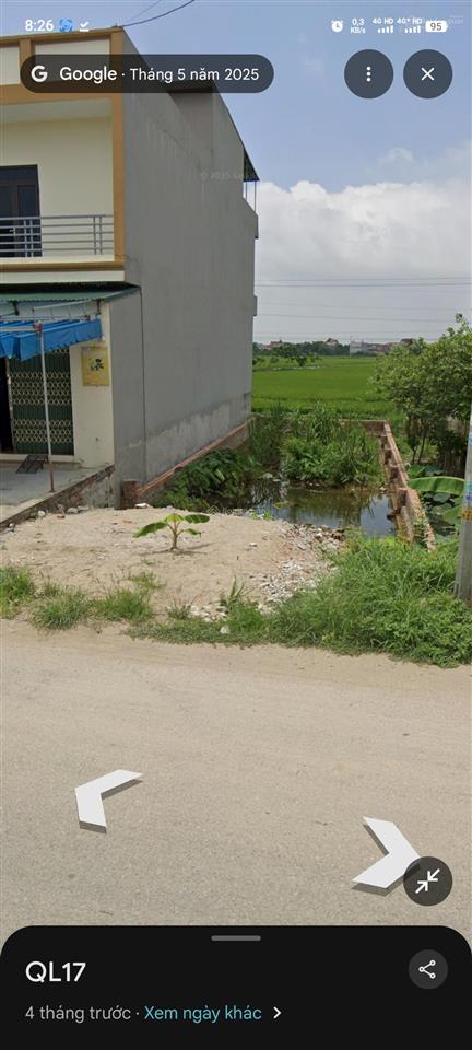 Cc cần bán lô thổ cư mặt ql17 đoạn xuân lai, gia bình, bắc ninh