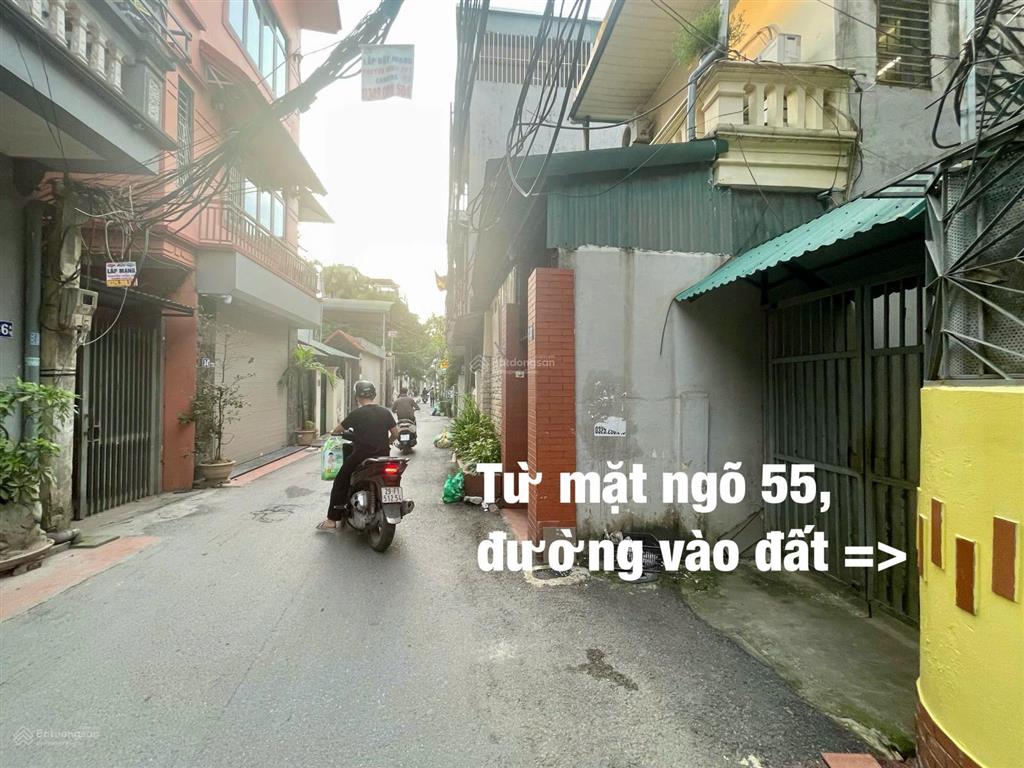 Bán đất nội thành phi nông nghiệp ở ngõ 55, phố tứ liên, phường hồng hà, hà nội, 58.5m2