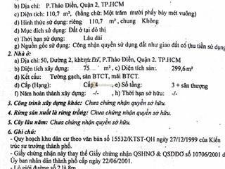 Bán biệt thự thảo điền (an khánh)  110m2  trệt 3 lầu  đang có hđ thuê 51tr/tháng  giá 33 tỷ
